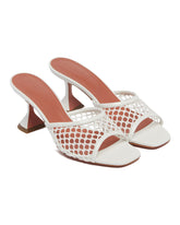 White Lupita Net Mules - Women's shoes | PLP | Antonia