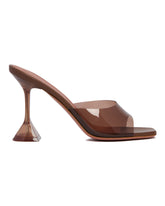 Brown Lupita PVC Mules | PDP | Antonia