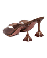 Brown Lupita PVC Mules | PDP | Antonia