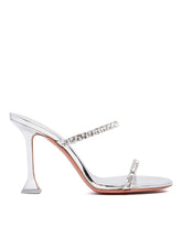 Gigi Sandals with Silver Crystals - AMINA MUADDI | PLP | Antonia