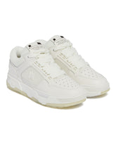 White MA-1 Leather and Mesh Sneakers | PDP | Antonia