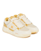 White and Yellow MA-1 Sneakers | PDP | Antonia