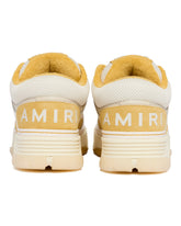 White and Yellow MA-1 Sneakers | PDP | Antonia