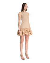 Beige Ruffle Dress | PDP | Antonia