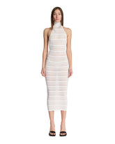 White Open-Back Dress - ANDREADAMO WOMEN | PLP | Antonia