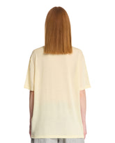 Yellow Virgin Wool T-Shirt | PDP | Antonia