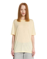 Yellow Virgin Wool T-Shirt - ARMARIUM WOMEN | PLP | Antonia