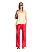 Pantaloni In Pelle Rossa - ARMARIUM DONNA | PLP | Antonia