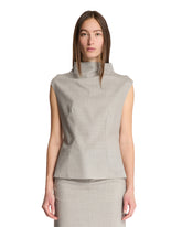 Top A Collo Alto Grigio - ARMARIUM DONNA | PLP | Antonia