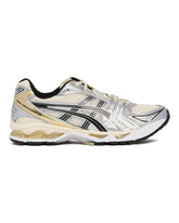 White and Gold Gel-Kayano 14 Sneakers | PDP | Antonia