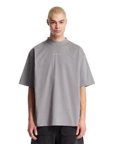 Gray Reflective Logo T-Shirt | PDP | Antonia