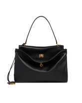 Black Medium Rodeo Leather Bag | PDP | Antonia