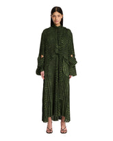 Abito Drappeggiato Verde - BALENCIAGA | PLP | Antonia