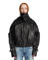 Black Leather Biker Jacket - Women's jackets | PLP | Antonia