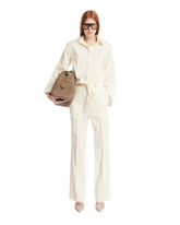 White Leather Jumpsuit - Women's clothing | PLP | Antonia