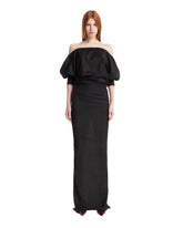 Black Dress with Exposed Shoulders - new arrivals women's clothing | PLP | Antonia