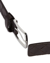 Brown Leather Intrecciato Belt - New arrivals men's accessories | PLP | Antonia