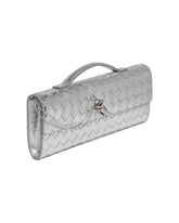 Silver Andiamo Clutch | PDP | Antonia