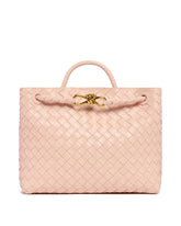 Pink Medium Andiamo Bag - BOTTEGA VENETA | PLP | Antonia