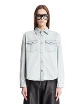 Blue Extra Bleach Denim Shirt - BOTTEGA VENETA | PLP | Antonia