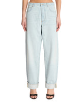 Blue Extra Bleach Cuffed Jeans - BOTTEGA VENETA | PLP | Antonia