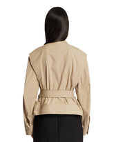 Beige Biker Jacket | PDP | Antonia