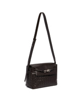 Brown Small Andiamo Messenger Bag | PDP | Antonia