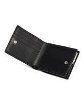 Black Small Cassette Bi-Fold Wallet | PDP | Antonia