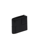 Black Small Cassette Bi-Fold Wallet | PDP | Antonia