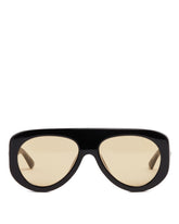 Black Osservatorio Aviator Sunglasses - BOTTEGA VENETA | PLP | Antonia