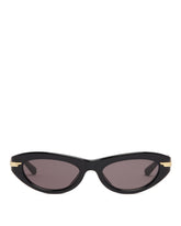 Black Classic Cat Eye Sunglasses - BOTTEGA VENETA | PLP | Antonia