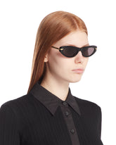 Black Classic Cat Eye Sunglasses - BOTTEGA VENETA | PLP | Antonia