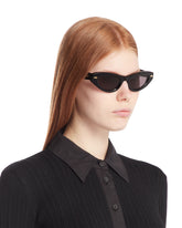 Black Cat Eye Sunglasses - BOTTEGA VENETA | PLP | Antonia