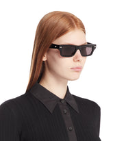 Black Dizzy Square Sunglasses - BOTTEGA VENETA | PLP | Antonia