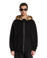 Check Cotton Zip-up Hoodie | PDP | Antonia