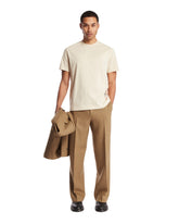 Pantaloni In Lana Beige - BURBERRY | PLP | Antonia