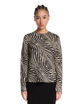 Zebra-Print Pricilla Top | PDP | Antonia