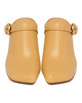 Beige Andrea Leather Mules | PDP | Antonia