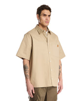 Camicia A Maniche Corte Beige | PDP | Antonia