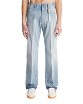 Blue Pleated Jeans - Men's jeans | PLP | Antonia