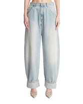 Blue Khris Barrel Leg Jeans - DARKPARK | PLP | Antonia