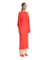 Red Silk Tunic Dress | PDP | Antonia