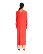 Red Silk Tunic Dress | PDP | Antonia