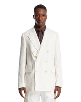 Blazer Con Linguetta Bianco - DRIES VAN NOTEN | PLP | Antonia