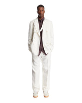 Blazer Con Linguetta Bianco - DRIES VAN NOTEN | PLP | Antonia