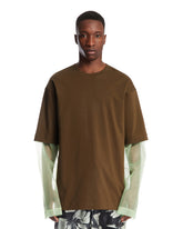 T-Shirt Doppia Manica Marrone - DRIES VAN NOTEN | PLP | Antonia