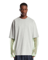 T-Shirt Doppia Manica Grigia - DRIES VAN NOTEN | PLP | Antonia