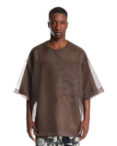 T-Shirt A Doppio Strato Marrone - DRIES VAN NOTEN | PLP | Antonia