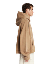 Brown Organic Cotton Hoodie | PDP | Antonia