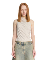 Gray One-Shoulder Pillar Top - Women's tops | PLP | Antonia